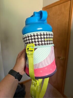 Hydrojug Blue Water Bottle with Sleeve